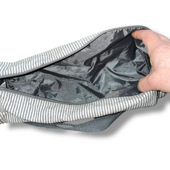 Pampered Chef Canvas Wine Bag Striped & Tumbler Silicone Sleeve 100093 Hostess - Picture 9 of 15